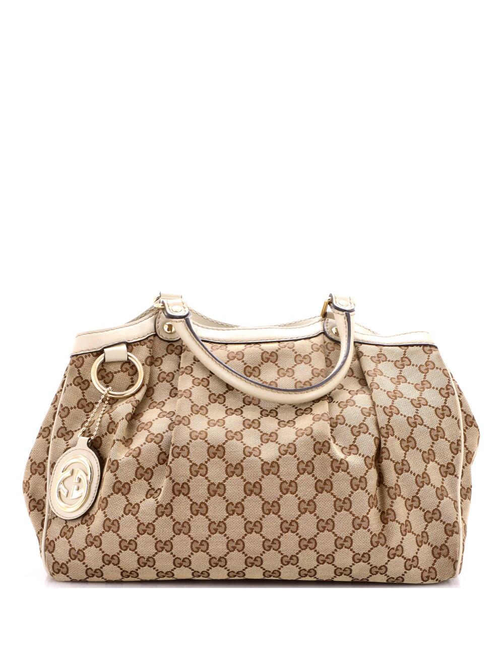 Gucci Sukey Tote Gg Canvas With Leather #333471G98B